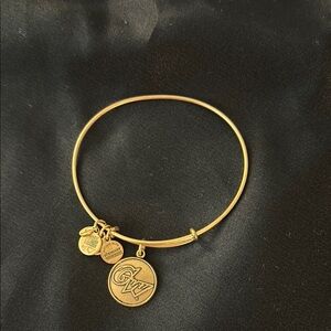 Alex and Ani Gold George Washington University Charm Bracelet